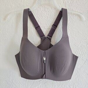 NWT Knix Violet Dusk Catalyst Front Zip Sports Bra, Knix Size 5